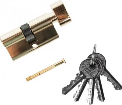 Цилиндр AL 60 T01 PB 60 (30х30) мм ключ-вертушка латунь – фото 9