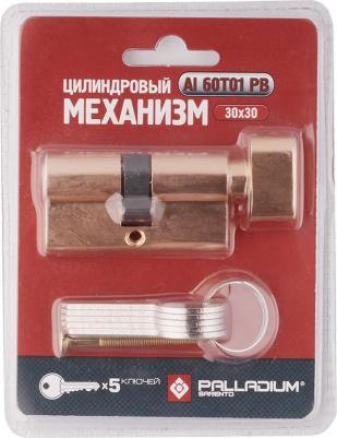 Цилиндр AL 60 T01 PB 60 (30х30) мм ключ-вертушка латунь – фото 12