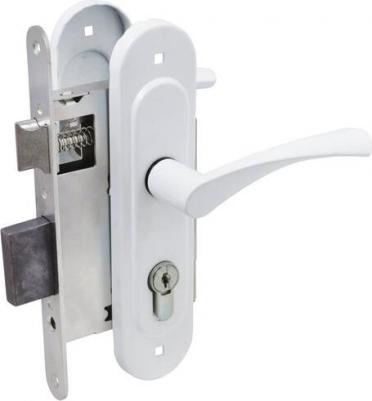 Замок врезной ЗВ4-3.07 серебристый – фото 4