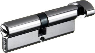 Цилиндровый механизм с вертушкой Z402/90 mm CP хром, 5 ключей 4690489020925