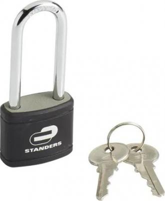 Замок навесной 35x30 мм, чугун длинный – фото 1