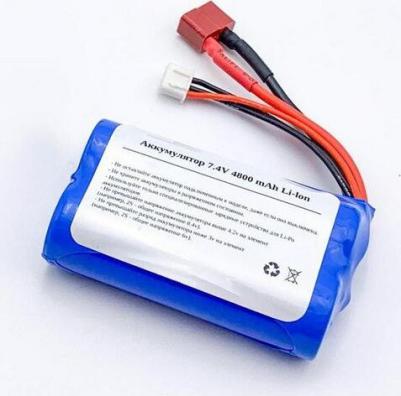 Аккумулятор 7.4V 4800mAh Li-Ion для Remo Hobby 1/16 Smax, S-Evor, Rocket, Dingo – фото 1