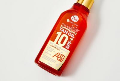 Масло для загара для лица и тела с шиммером Shimmering Tan Oil SPF 10+ 200 мл – фото 2