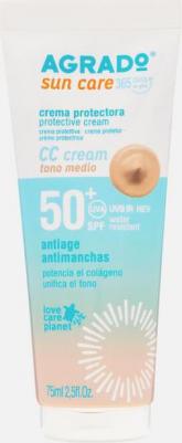 Солнцезащитный крем для лица Влагостойкий солнцезащитный СС крем с коллагеном SPF50+, тон средний – фото 5