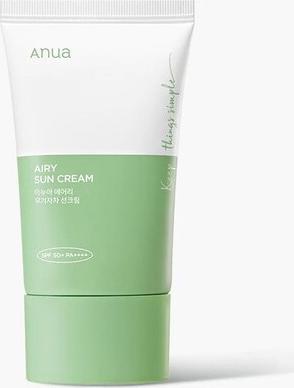 Солнцезащитный крем для лица Легкий минеральный солнцезащитный крем AIRY SUN CREAM SPF 50+ PA++++ 50.0