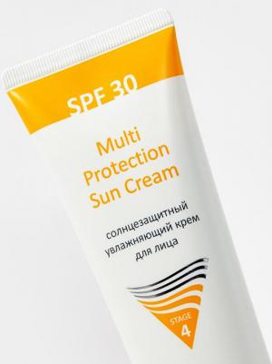 Cолнцезащитный увлажняющий крем для лица Multi Protection Sun Cream SPF 30, 100 мл – фото 2