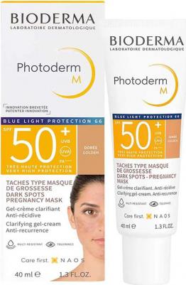 Photoderm M Солнцезащитный крем-гель M SPF50+ Темный оттенок, 40 мл – фото 1