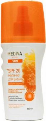Медива Сан молочко детское для загара SPF-20/50 150мл – фото 1