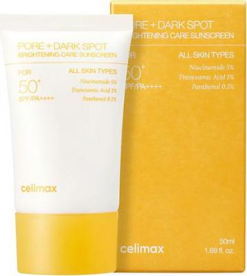 Солнцезащитный крем для сияния кожи Pore+dark spot brightening care SPF50+ 50 мл – фото 3