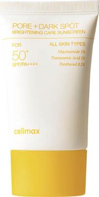 Солнцезащитный крем для сияния кожи Pore+dark spot brightening care SPF50+ 50 мл – фото 4