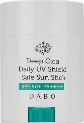 Солнцезащитный стик для лица Стик солнцезащитный с экстрактом центеллы азиатской Deep Cica Daily UV Shield Safe Sun Stick SPF50+ PA++++ 22 – фото 2