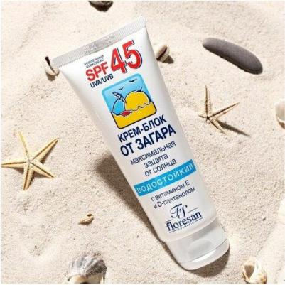 Крем-блок от загара spf45 фл. 60мл – фото 1