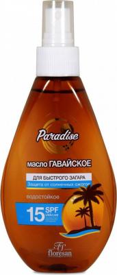 Масло для лица Масло для быстрого загара гавайское Пальмовый рай SPF15 1 – фото 4