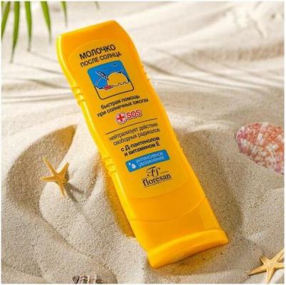 Молочко после солнца от ожогов, увлажняющее, 125 мл