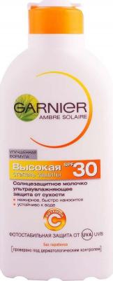 Ambre Solaire Солнцезащитное Молочко для лица и тела, SPF 30, 200 мл, с Карите – фото 11