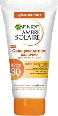 Ambre Solaire Солнцезащитное Молочко для лица и тела, SPF 30, 200 мл, с Карите – фото 14