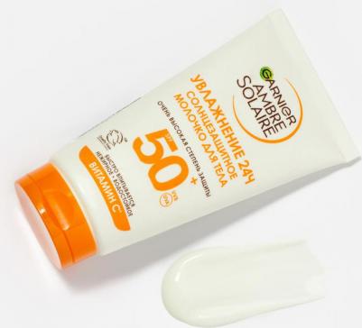 Молочко для лица и тела Ambre Solaire солнцезащитное SPF50+ 50мл – фото 14