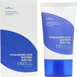 Солнцезащитный гель крем Hyaluronic Acid Watery Sun Gel SPF 50 PA++++ с гиалуроновой кислотой, 50 мл – фото 2