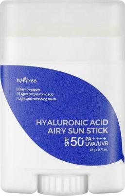 Солнцезащитный стик hyaluronic acid airy sun stick SPF50+ увлажняющий
