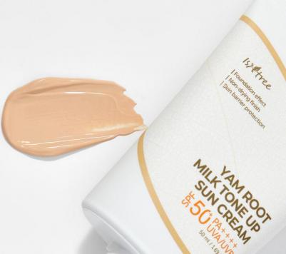 Тонизирующий солнцезащитный крем с корнем ямса, Spf 50+, 50 мл – фото 5