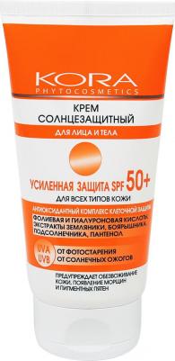 Крем солнцезащитный, для лица и тела, с усиленной защитой SPF 50+, 150 мл