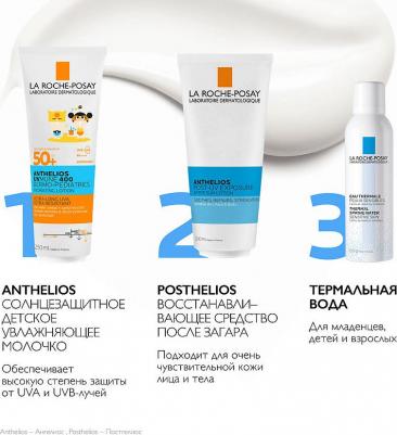 Охлаждающий гель после загара для лица и тела Posthelios, 200 мл – фото 8