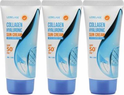 Крем для защиты от солнца SPF50+ с коллагеном и гиалуроновой кислотой 70 мл