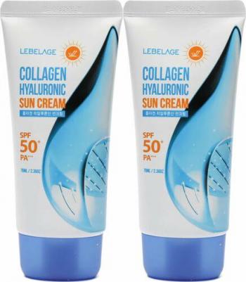 Крем для защиты от солнца SPF50+ с коллагеном и гиалуроновой кислотой 70 мл – фото 4
