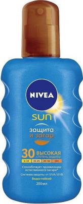 Солнцезащитное масло-спрей для загара "Защита и загар", СЗФ 30, 200 мл – фото 4