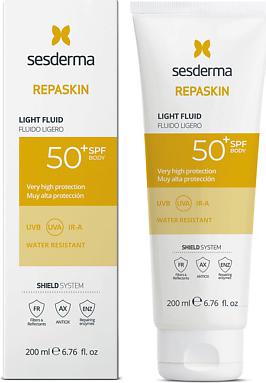 Флюид для тела Флюид нежный солнцезащитный для тела SPF50 Repaskin Light Fluid 200 – фото 1