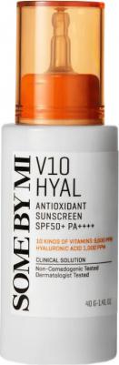 Солнцезащитный крем V10 Hyal Hydra Capsule Sunscreen SPF50 PA – фото 6