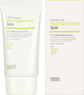 Солнцезащитный крем для лица Крем для лица солнцезащитный успокаивающий SPF 50+/PA++++ Mild Soothing Sun – фото 3