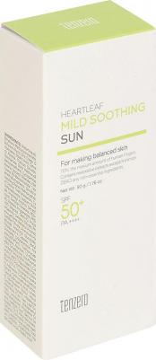 Солнцезащитный крем для лица Крем для лица солнцезащитный успокаивающий SPF 50+/PA++++ Mild Soothing Sun – фото 5