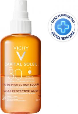 Спрей Ideal Soleil солнцезащитный двухфазный SPF30 Активатор загара 200 мл – фото 5