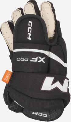 Перчатки хоккейные детские Tacks XF Pro YTH, Черный – фото 3