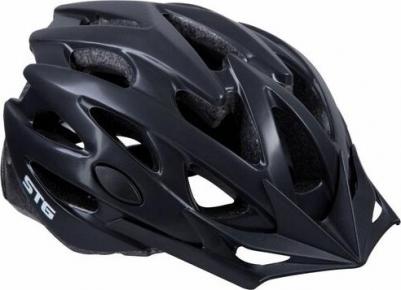 Шлем велосипедный MV29-A козырёк, 25 отверстий Х82394 L Чёрный матовый