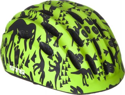 Велосипедный шлем HB10, черно-зеленый, S