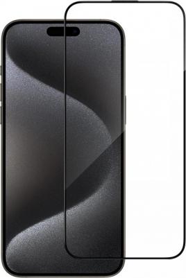стекло для iPhone 15 Pro Max, Large arc Anti-Dust Anti-Static Black, шт – фото 3