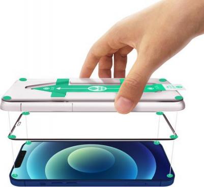 Защитное стекло 2,5D 2шт Easy App для Apple iPhone 12 mini 0.3мм черная рамка – фото 3