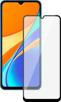 Защитное стекло 3D Full Glue для Xiaomi Redmi 9A/9C, 0.3 мм, черная рамка, 62677