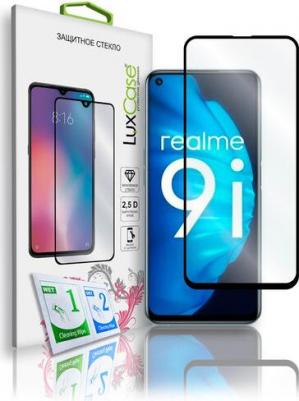 Защитное стекло для realme 9i 2.5D Full Glue (черная рамка) – фото 1