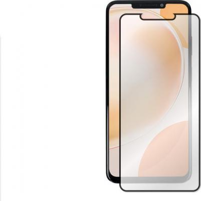 Защитное стекло Vivo Y91 Full screen tempered glass FULL GLUE черный – фото 2