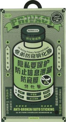 Защитное стекло для iPhone 14, 13 Pro, 13 2021 Антишпион 3D Privacy Series Твердость 9H 0.3mm Black – фото 6