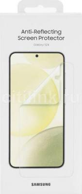 Защитная пленка для экрана для Samsung Galaxy S24 прозрачная, 2 шт, с аппликатором для разглаживания, прозрачный [ef-us921ctegru] – фото 4