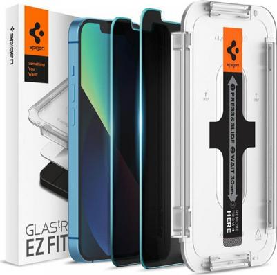 Защитное стекло EZ FIT GLAS.tR Privacy для iPhone 13/13 Pro 2 шт. черный