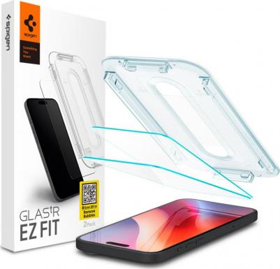 Защитное стекло Glas.tR EZ Fit для iPhone 16 Pro 2 шт. в уп. прозрачный – фото 2