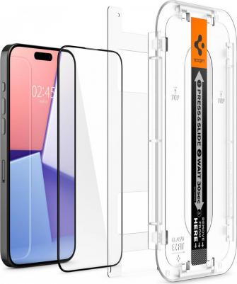 Защитное стекло Glas.tR EZ FIT Full Cover 2-Pack для iPhone 15 Pro Max Black – фото 3