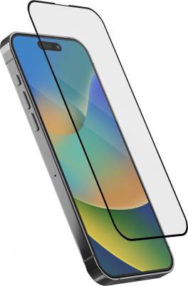 Стекло защитное для iPhone 15 Pro Extreme Nano Shield Privacy, алюмосиликатное – фото 1