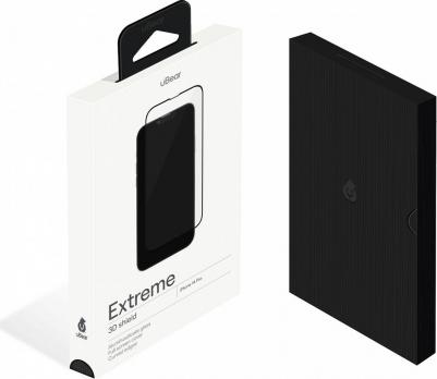 Защитное стекло Extreme 3D Shield для Apple iPhone 14 Pro, чёрная рамка – фото 2