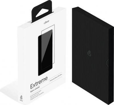 Защитное стекло и плёнка Защитное стекло Extreme 3D Shield для Samsung Galaxy S25 Black – фото 1